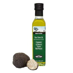 Black Truffle Olive Oil | Terre di Tartufo | Versatile Condiment for Any Gourmet Dish | 8.4 fl oz (250ml)