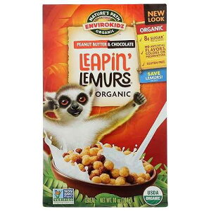 Envirokiz �I�[�K�j�b�N ���[�s�� �L�c�l�U�� �V���A�� (12x10 �I���X) (�����ȃo���N �}���`�p�b�N) Envirokidz Organic Leapin Lemurs Cereal ( 12x10 OZ) ( Value Bulk Multi-pack)