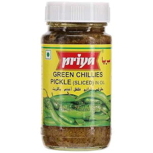 �v���� �O���[���`���s�N���X 300g Priya Green Chilly Pickle 300g