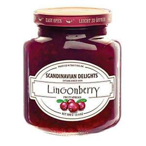 ���� Elki's Gourmet Scandinavian Delights Fruit Spread, Lingonberry, 13.4 Ounce