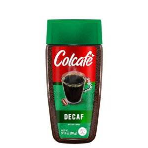 Colcafe �C���X�^���g �f�J�t�F �R�[�q�[ �W���[ | ���͂��̂܂܁A�J�t�F�C���Ȃ� | ���b�ŏ������� | 100%�R�����r�A�R�[�q�[ | 3�I���X(1�p�b�N) COLCAFE Colcafe Instant Decaf Coffee Jar | Same Great Taste, N