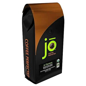 JO ESPRESSO: 2 lb, Organic Whole Espresso Beans, USDA Certified Organic, Gluten Free, NON-GMO, Fair Trade Certified, Perfect Rich Thick Crema, Medium/Dark Roast Whole Bean Coffee by Jo Coffee