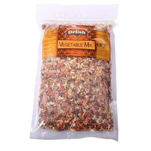 It's Delish Vegetable Soup Mix by Its Delish, 5 lbs Bag (80 oz) Bulk Dehydrated Mixed Vegetables, Dry Veggie Flakes Mix for Soups, Ramen Noodles, Rice, Beans Stew, Omelet - All Natural, Vegan & Kosher