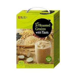 Damtuh Misugaru Powder Korean 15 Grains Multigrain Drink Mix, Balanced Sweetness, Nutty & Smooth, Traditional Korean Breakfast Beverage, 20g x 40 Sticks