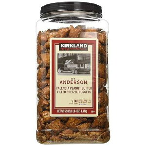 �J�[�N�����h �V�O�l�`���[ �s�[�i�b�c�o�^�[ �v���b�c�F���A3 X 52 �I���X Kirkland Signature Peanut Butter Pretzel, 3 X 52 Ounce