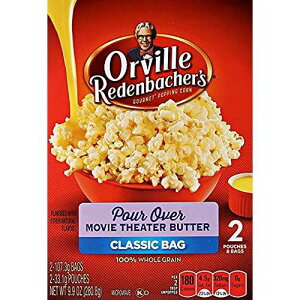 Orville Redenbacher �̃v�A �I�[�o�[ ���[�r�[ �V�A�^�[ �o�^�[ 2 �J�E���g �N���V�b�N �o�b�O (3 �{�b�N�X - ���v 6 �o�b�O) Orville Redenbacher's Pour Over Movie Theater Butter 2 Count Classic Bag (3 Boxes - 6 TOTAL Bags)