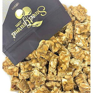 SweetGourmet Classic Old-Fashioned Peanut Butter Squares, Peanut Brittle Candy, 2 Pound