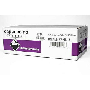 �J�v�`�[�m �X�v���[�� �t�����` �o�j�� �C���X�^���g �J�v�`�[�m �~�b�N�X 6 x 2 �|���h Cappuccino Supreme French Vanilla Instant Cappuccino Mix 6 x 2 lbs