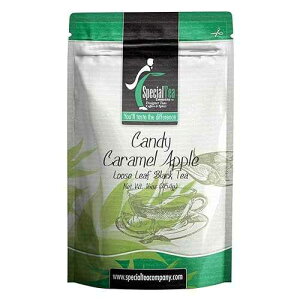 �X�y�V���� �e�B�[ �L�����f�B �L�������� �A�b�v�� ���[�Y���[�t �g���A16 �I���X Special Tea Candy Caramel Apple Loose Leaf Black Tea, 16 Ounce