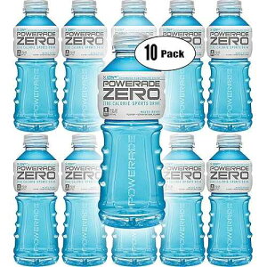 Powerade �[�� �u���[ �~�b�N�X�x���[�A�[���J�����[ �X�|�[�c�h�����N�A20 �I���X (10 �p�b�N�A���v 200 �I���X) Powerade Zero Blue Mixed Berry, Zero Calorie Sports Drink, 20oz (Pack of 10, Total of 200 Oz)