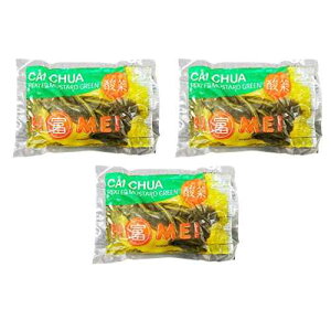 Homei Cai Chua �s�N���X �}�X�^�[�h�O���[�� 10�I���X�A3�p�b�N Homei Cai Chua Pickled Mustard Green 10oz, 3 Pack