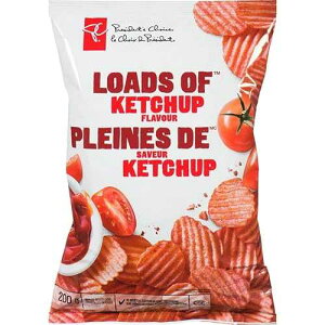 �J�i�_�哝�̌��I�P�`���b�v���`�b�v�X�����Ղ�y���1�z Canadian President's Choice Loads of Ketchup Flavour Chips [1 Large Bag]