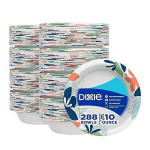 ?? ?? ?? ??, 296ml, 36?? (8? ?), ????? ?? ??, ?? ??, ??? ?? ??, ??? ? ??? ?? ??? ??? Dixie Small Paper Bowls, 10 Oz, 36 Count (Pack of 8), Microwave-Safe, Soak-