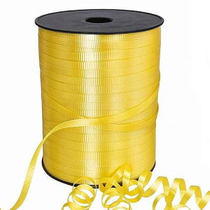 GIFTEXPRESS 500 Yards Gold Curling Ribbon ? Waterproof Balloon Ribbon for Gift Wrapping, Party Decor, Florals & DIY Crafts, Golden Balloon Strings