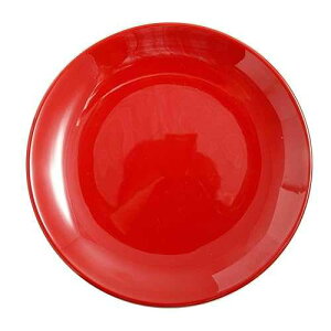 Yanco CR-1307 ���ƐԂ̃c�[�g���J���[���E���h�v���[�g�A�N�[�y�`��A���a 7 �C���`�A�����~���A�u���b�N/���b�h�J���[�A48 �p�b�N Yanco CR-1307 Black and Red Two-Tone Round Plate, Coupe Shape, 7 Diameter, Mel