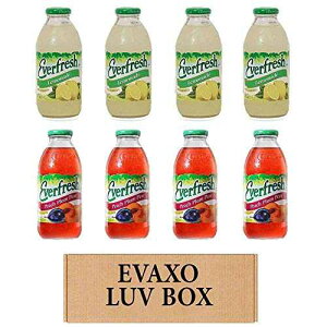 ?? ??- ????? ?? 16 ?? 8? ? ?????, ????? ?????, ????? ??? ?? ?. #N LUV BOX- variety Everfresh Juice 16 oz. pack of 8 , Everfresh Lemonade , Everfresh Peach Plum Pear. by evaxo