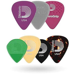 Planet Waves D'Addario Accessories Assorted Guitar Picks, Medium,7 Pack