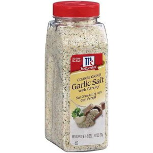 �}�R�[�~�b�N �e�҂��p�Z������K�[���b�N�\���g�A28�I���X McCormick Coarse Grind Garlic Salt With Parsley, 28 oz