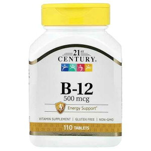21st Century Vitamin B-12, 500 mcg, 110 Tablets