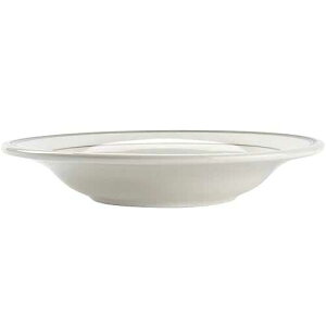 Yanco GB-125 Green Band Pasta Bowl, 30 oz Capacity, 12.75 Diameter, China, American White Color, Pack of 12