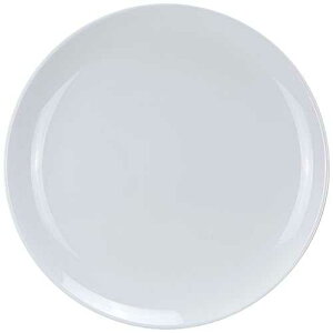 Yanco CO-1018 �N�[�y�����E���h�v���[�g�A���a18�C���`�A�����~���A�z���C�g�J���[�A12�p�b�N Yanco CO-1018 Coupe Pattern Round Plate, 18 Diameter, Melamine, White Color, Pack of 12