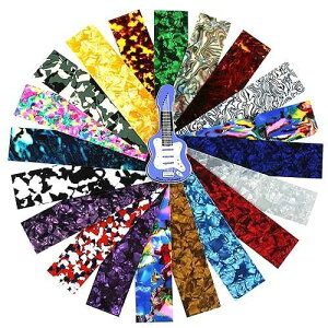 Pick-a-Palooza Custom Strip Pack for Guitar Pick Maker - Wide Variety of Strips for Crafting Picks with Any Pick Punch - Dazzle