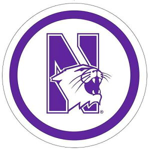 DECO PAPER PRODUCTS 12 Count Northwestern Collegiate Paper Plates, 7, White