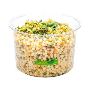 Restaurantware Basic Nature 16 Ounce Deli Containers 50 Meal Prep Containers - Lids Sold Separately PLA Plastic Disposable Food Containers For Holding Snacks Salads And Desserts