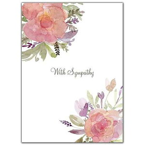 Sweetzer & Orange Sympathy Cards with Envelopes Set 10 Cards Blank Condolence Card Pack for Funeral and Bereavement Greetings. Sorry for Your Loss, and Thinking of You - 5x7