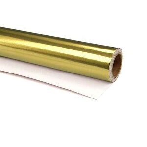 CleverDelights Metallic Gold Wrapping Paper - 30 x 25Ft Jumbo Roll - 62.5 Sq Ft - Traditional Width Shiny Premium Gift Wrap Paper