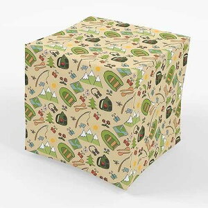 �L�����v�p�[�e�B�[�a�����M�t�g��� - ����ɐ܂肽����30 x 20�C���` - 3�� Stesha Party Camping Party Birthday Gift Wrap Paper - Folded Flat 30 x 20 Inch - 3 Sheets