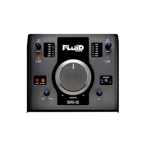 Fluid Audio SRI-2 : 2x2 USB desktop wedge w/24-bit/192kHz + 48v Phantom Power + 2X stereo monitor outputs + 2X Class A mic pres + Giant volume knob