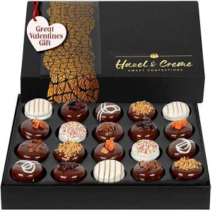 Hazel & Creme Valentine�fs Day Chocolate Cookie Gift Box ? Birthday Gourmet Vegan Cookie Sampler ? Kosher Bakery Treats for Him & Her, Thank You & Sympathy Gifts