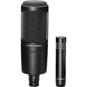 Audio-Technica AT2041SP Professional Studio Condenser Microphone Pack, Black