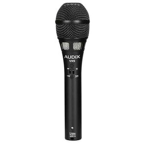 AUDIX VX5 Supercardioid Handheld Condenser Vocal Microphone for Stage Singers - Black