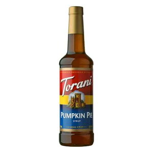 Torani Coffee Syrup, Pumpkin Pie Flavored Syrup for Drinks, 25.4 Fl Oz