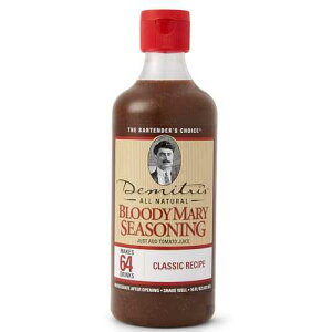 Demitri's Bloody Mary Seasoning Classic Recipe - Bloody Mary Mix - Concentrated Drink Mixer - Bold Rich Flavor - Perfect for Home Brunch Parties & Cocktails - 16oz Bottle (Pack of 1)