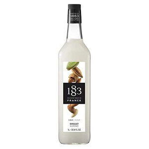 1883 ���[�^�� �A�[�����h �V���b�v - �K���X�r - 1 ���b�g�� 1883 Maison Routin France 1883 Routin Almond Syrup - Glass Bottle - 1 Liter