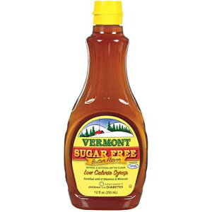 Maple Grove Farms�A�r�^�~������o�[�����g�o�^�[�p���P�[�L�V���b�v�A�����s�g�p�A12�I���X Maple Grove Farms, Vermont Butter Pancake Syrup with Vitamins, Sugar Free, 12 Ounce