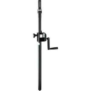 K&M Konig & Meyer 21340.000.55 Music Stand Hand Crank Distance Rod Ring Lock | Stable Satellite Speaker Connection | Tube Threaded M20 Bolt | Supports 77 lbs. | Adjustable Height | German Made Black