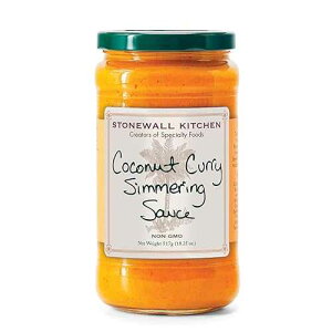 Stonewall Kitchen �R�R�i�b�c�J���[�ύ��݃\�[�X�A18.25�I���X Stonewall Kitchen Coconut Curry Simmering Sauce, 18.25 Ounces