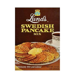 Lunds Lund�fs Swedish Pancake Mix, Deliciously Thin & Light Pancakes, 12 oz, Traditional Scandinavian Recipe - Easy Mix for Breakfast or Brunch