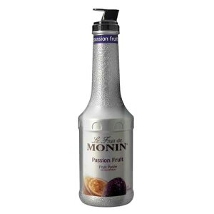 Monin - Passion Fruit Puree | Premium Puree for Cocktails, Smoothies & More | Clean Label with No Artificial Flavors, No Artificial Preservatives (Plastic Bottle, 1 Liter)