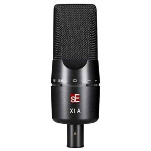 SE ELECTRONICS X1 A Large Diaphragm Condenser Microphone with 100 Hz Filter & -20 dB Pad - XLR Condenser Mic for Singing & Instruments - Professional Studio Microphone for Recording & Podcasting