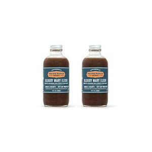 Bloody Mary Elixir (2 �p�b�N) - ���ׂēV�R�u���b�f�B�}���[ �V�[�Y�j���O �~�L�T�[ 8 �I���X Pacific Pickle Works Bloody Mary Elixir (2-pack) - All natural Bloody Mary seasoning mixer 8oz