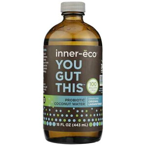 Inner-Eco�A�v���o�C�I�e�B�b�N �E�H�[�^�[ �v���o�C�I�e�B�b�N �I���W�i�� �����A15 �t�ʃI���X Inner Eco Inner-Eco, Probiotic Water Probiotic Original Unsweetened, 15 Fl Oz