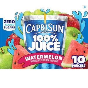 ??? ? ?? ? 100% ?? ??? (??? ? ?? ?? ?? ??) 10?? ??, 177.4 ???? ??? Capri Sun Watermelon Flavored 100% Juice Blend from Concentrate with added ingredients and other natural flavor 10