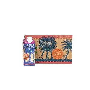 CocoGoods Co �V���O���I���W�� �i�`������ �R�R�i�b�c �E�H�[�^�[ �t���b�V�� �p�b�V���� �t���[�c �W���[�X���� 16.9 fl. �I���X (12 �p�b�N) COCOGOODSCO CocoGoods Co Single-Origin Natural Coconut Water with Fre