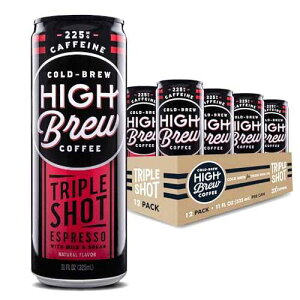 ?? ?? ??, ?? ??, ????? ??? ?, 11 ?? ?? ? (12? ?) High Brew Coffee, Triple Shot Espresso, Cold Brew Coffee, 11 Fl Oz, Ready-To-Drink (Pack of 12)