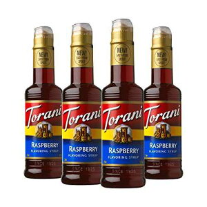 Torani �V���b�v�A���Y�x���[�A12.7 �I���X�A4 �� Torani Syrup, Raspberry, 12.7 Ounce, 4 Count